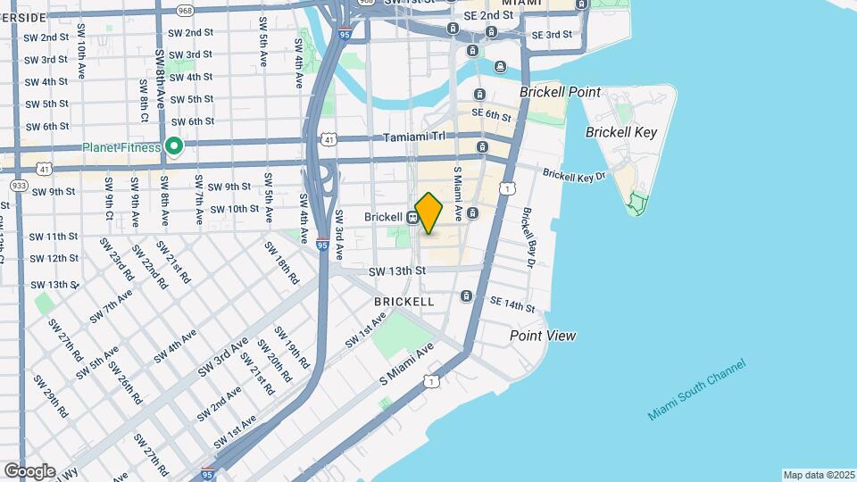 79 SW 12th St, Unit 2202 Map and Location Details