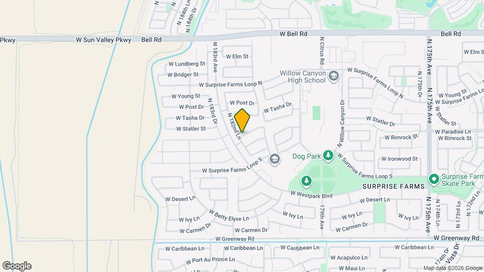 18266 W Paraiso Dr Map and Location Details