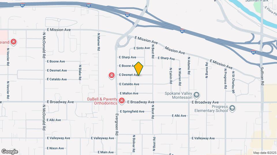 14110 E Desmet Ave Map and Location Details