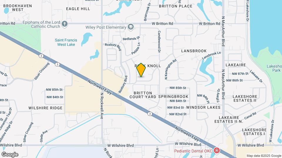 6705 Whitehall Dr Map and Location Details