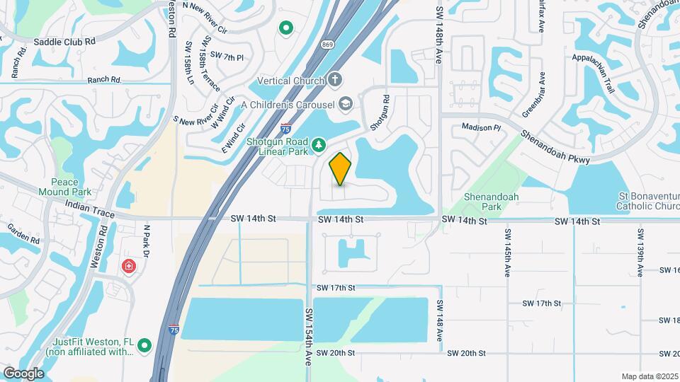 1389 SW 151st Ave Map and Location Details