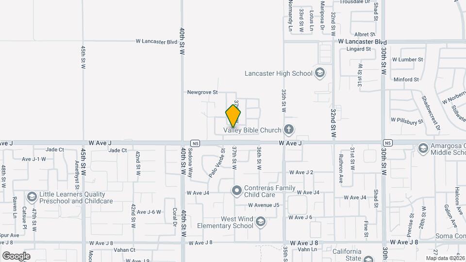 3701 Pondera St Map and Location Details