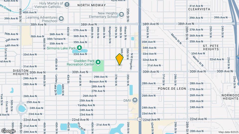 3100 36th St N Map and Location Details