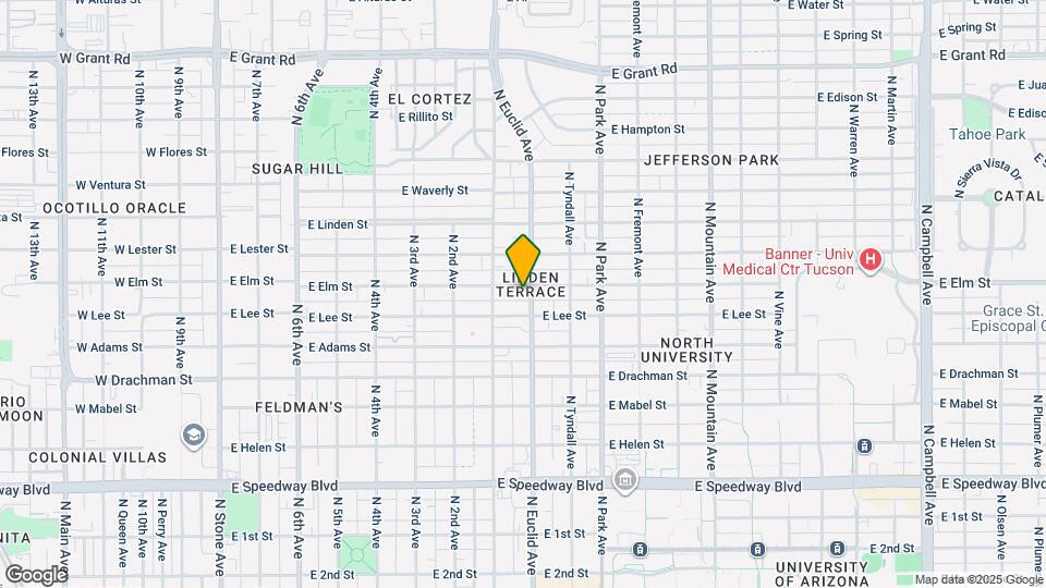 738 E Elm St, Unit #1 - 3 bedroom Mapa y Detalles de la Ubicación
