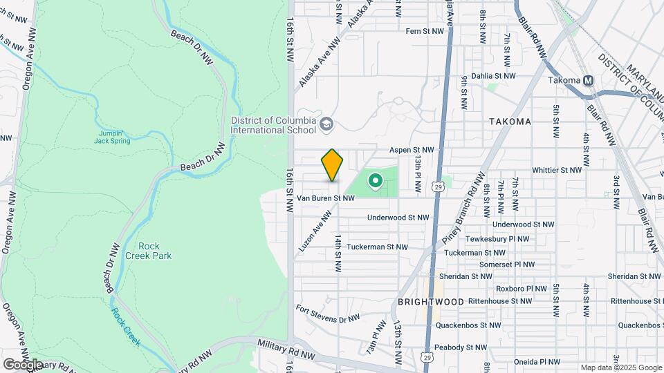 6612 14th St NW Map and Location Details