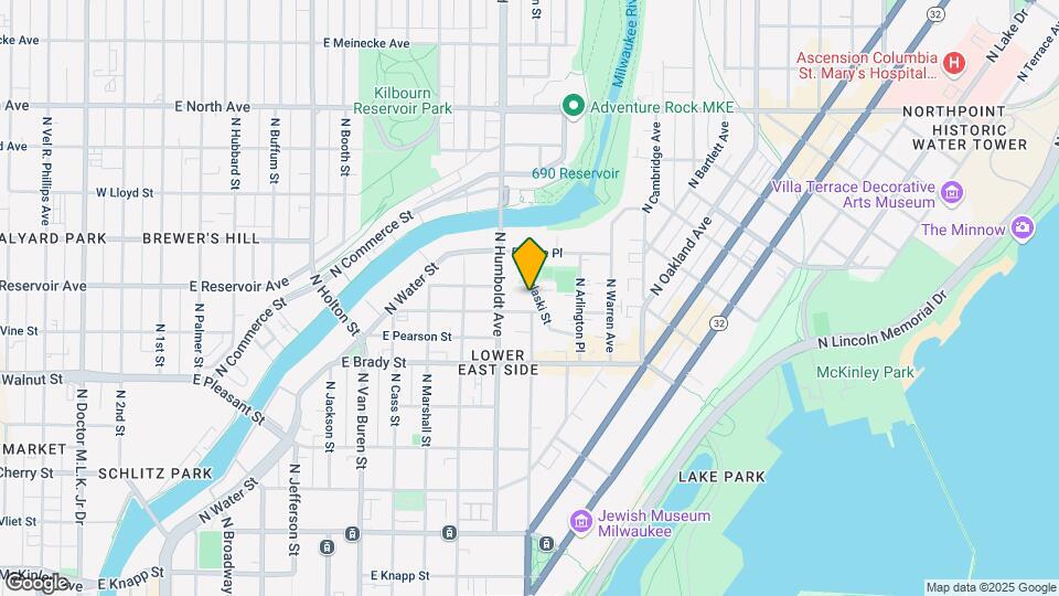 1821 N Pulaski St Mapa y Detalles de la Ubicación