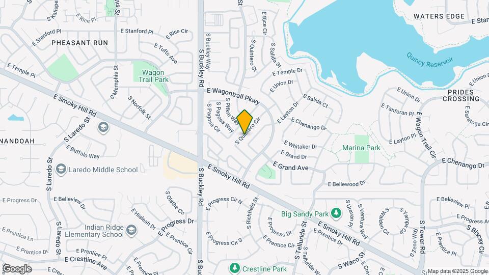 4864 S Quintero Cir Map and Location Details