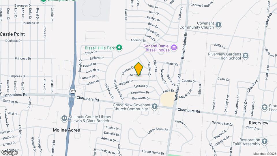 1153 Kilgore Dr Map and Location Details