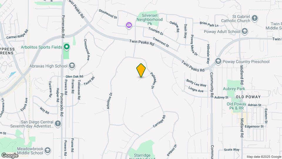 12865 Palisades Ct Map and Location Details