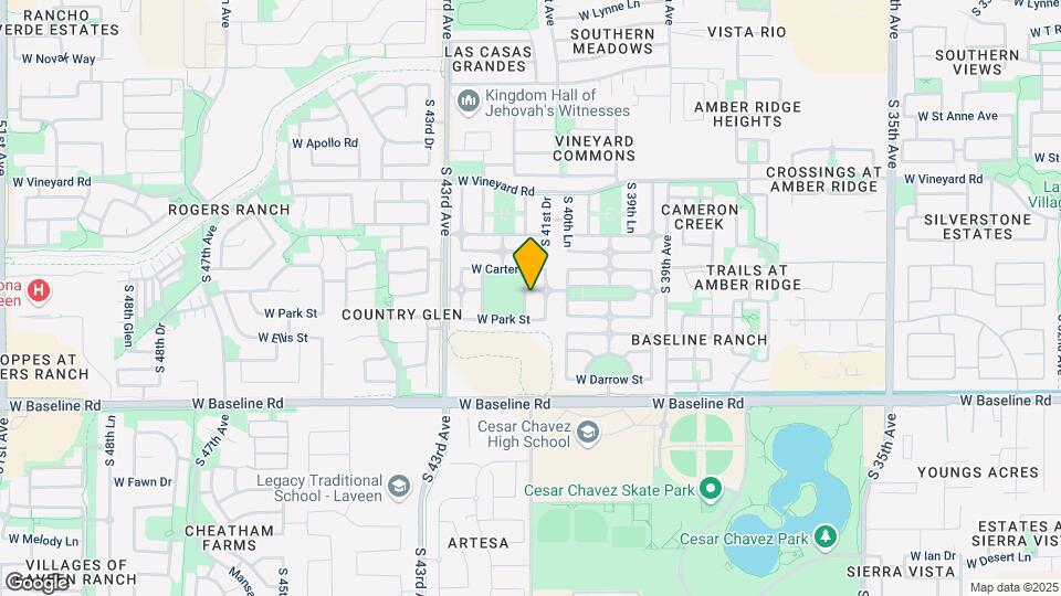 7223 S 41st Ln Map and Location Details