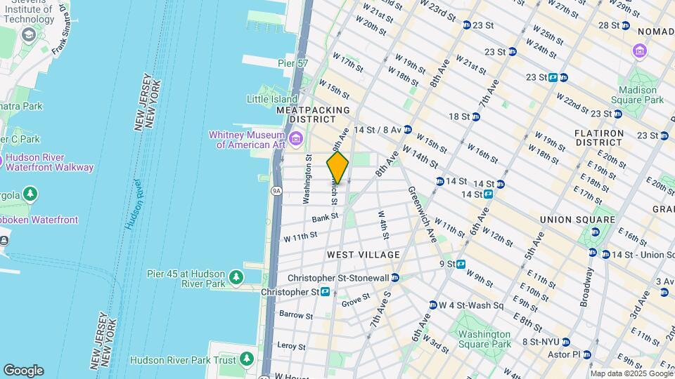 327 West 12th Street Map and Location Details