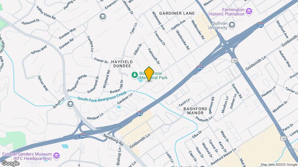 1932 Gardiner Ln Map and Location Details