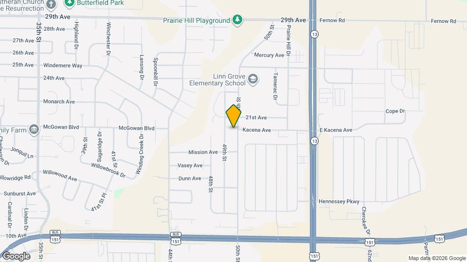 1992 50th Street Map and Location Details