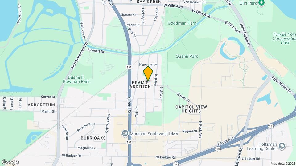 1865 Fisher St, Unit 2.0 Map and Location Details