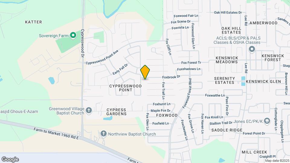 6903 Foxmont Ln Map and Location Details