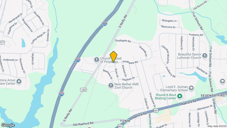 6873 Kizer Dr Map and Location Details