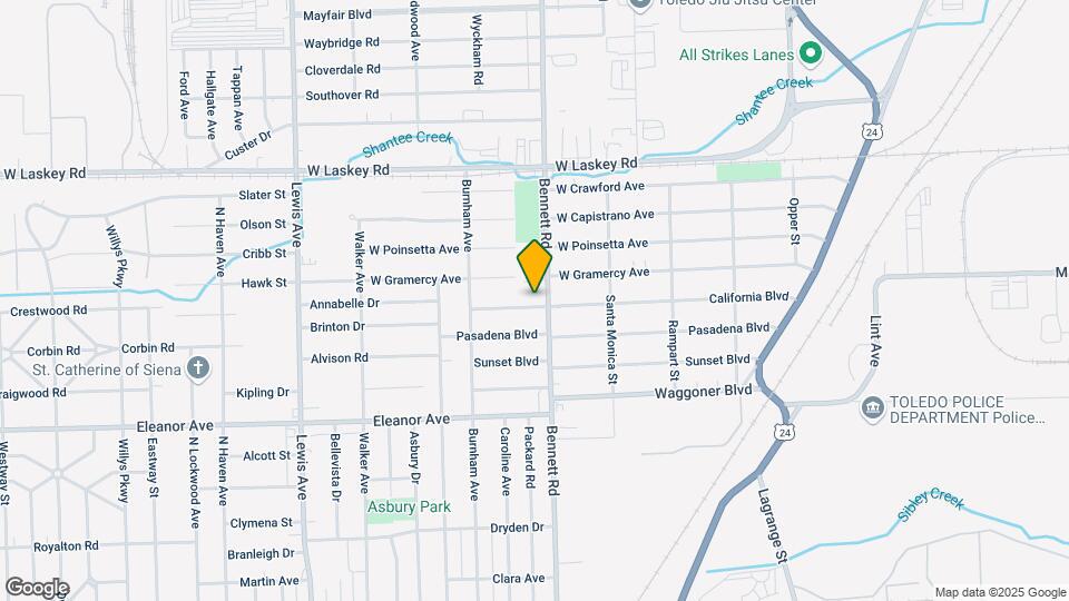 510 California Blvd Map and Location Details