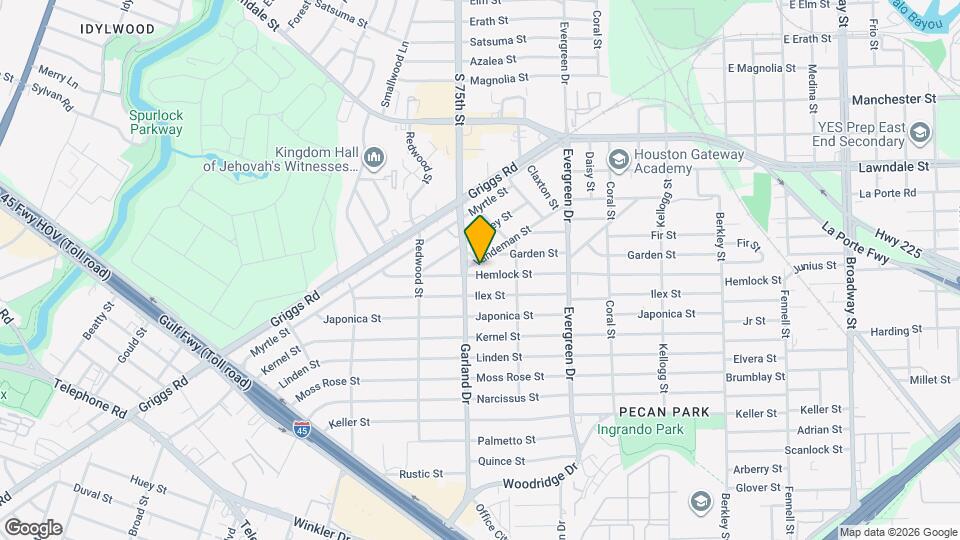 7013 Hemlock St Map and Location Details