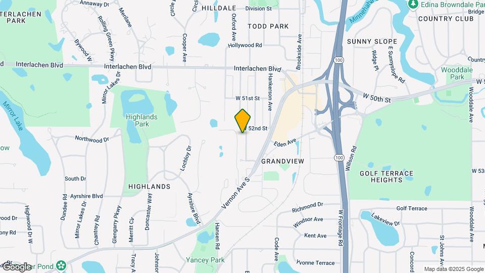 5206 Grandview Ln Map and Location Details