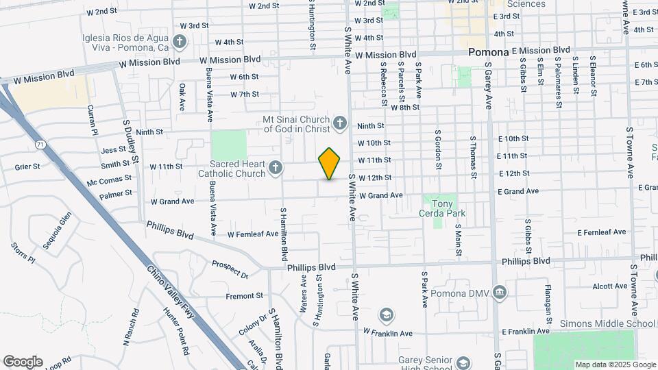 968 W 12th St Map and Location Details