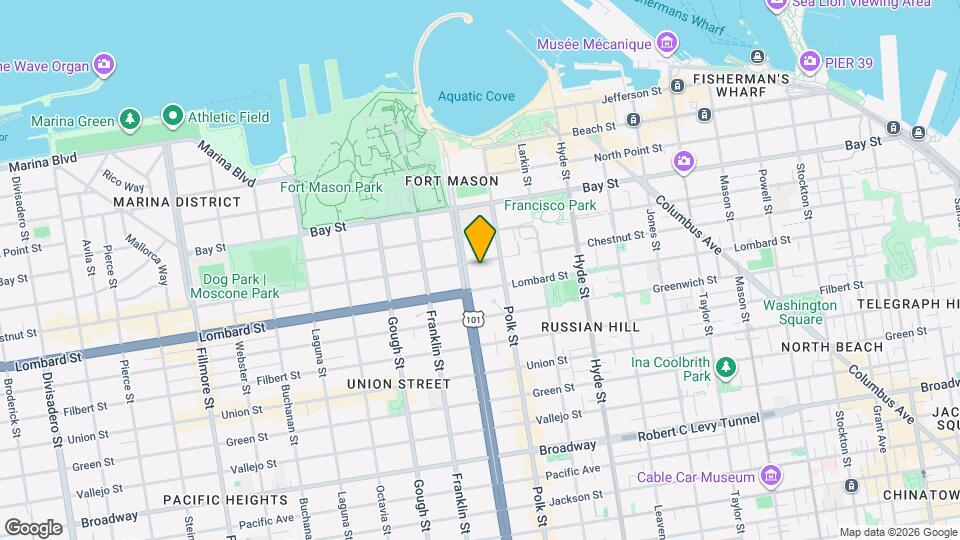 1267 Chestnut St, Unit 2 Map and Location Details