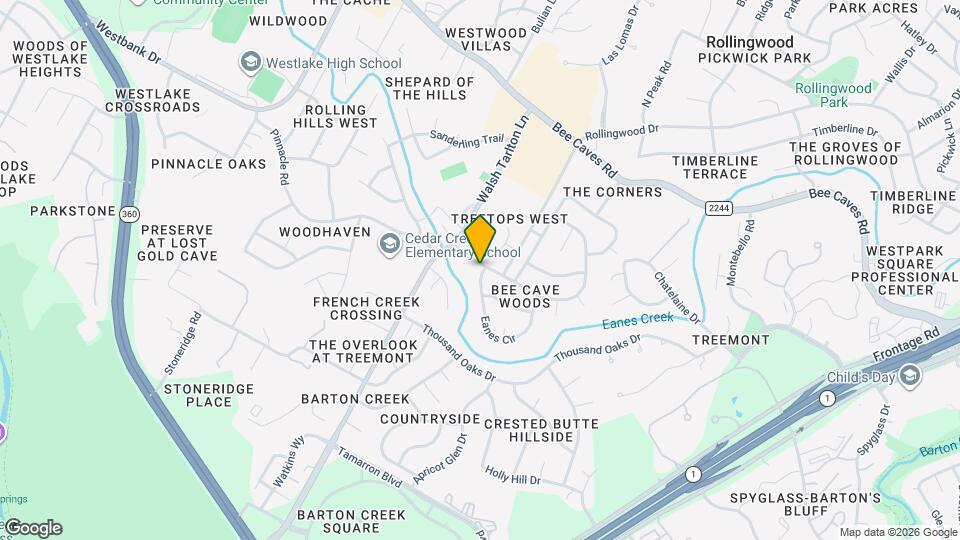 3207 Eanes Cir Map and Location Details