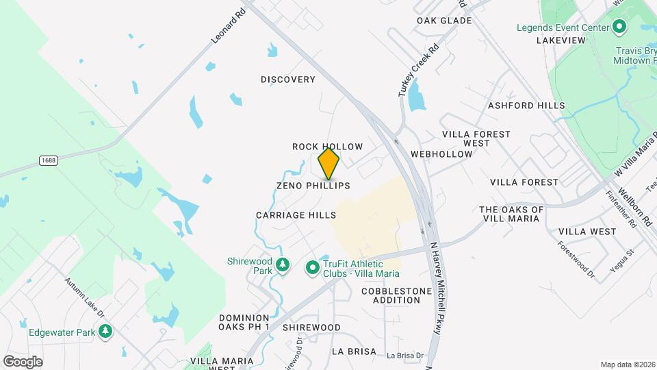 1735 Rock Hollow Loop Map and Location Details