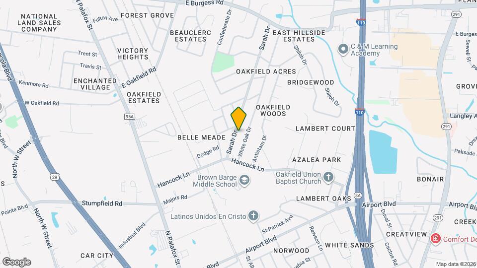 5912 Sarah Dr Map and Location Details