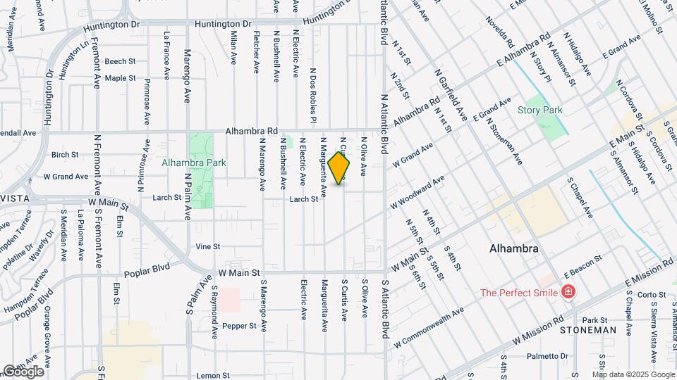 315 N Curtis Ave Mapa y Detalles de la Ubicación