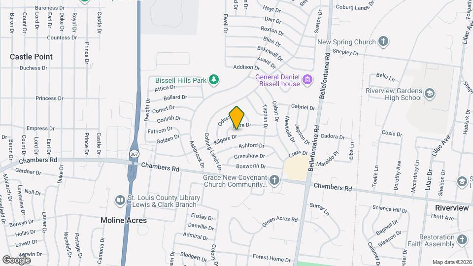 1209 Kilgore Dr Map and Location Details