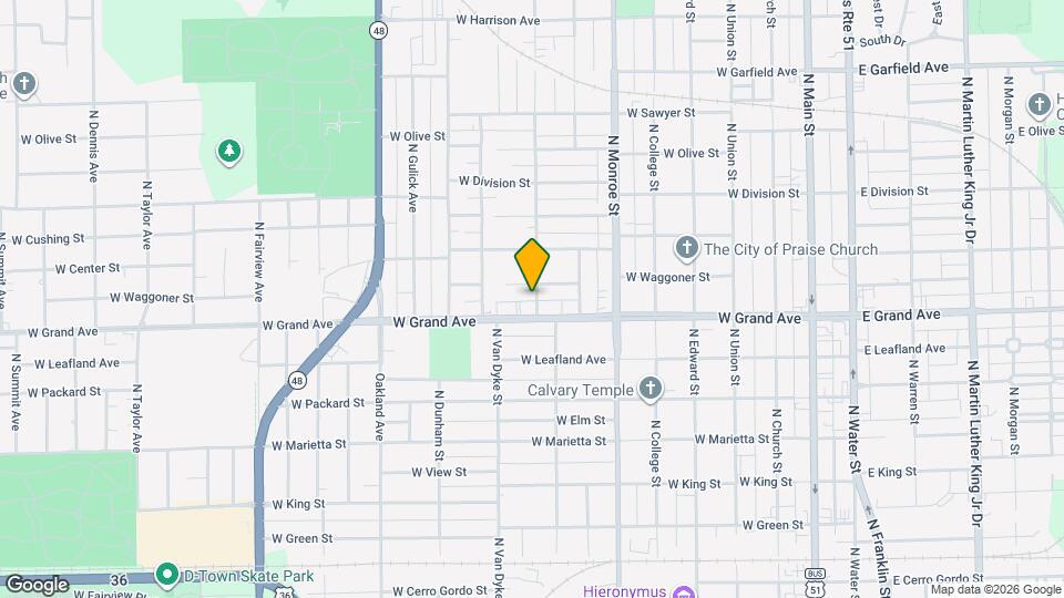 1337 N Maple Ave Map and Location Details