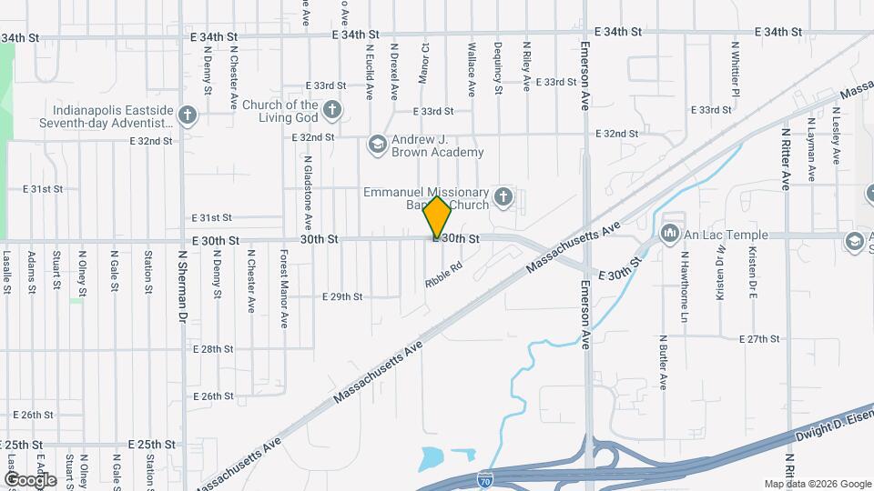 2968 Wallace Ave Map and Location Details