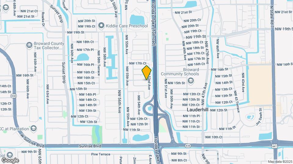 5210 NW 16th St Map and Location Details