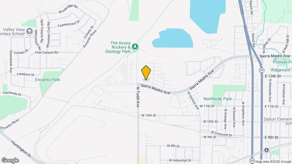 1189 Sierra Madre Map and Location Details