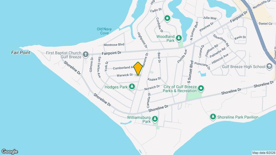 203 Navarre St Map and Location Details