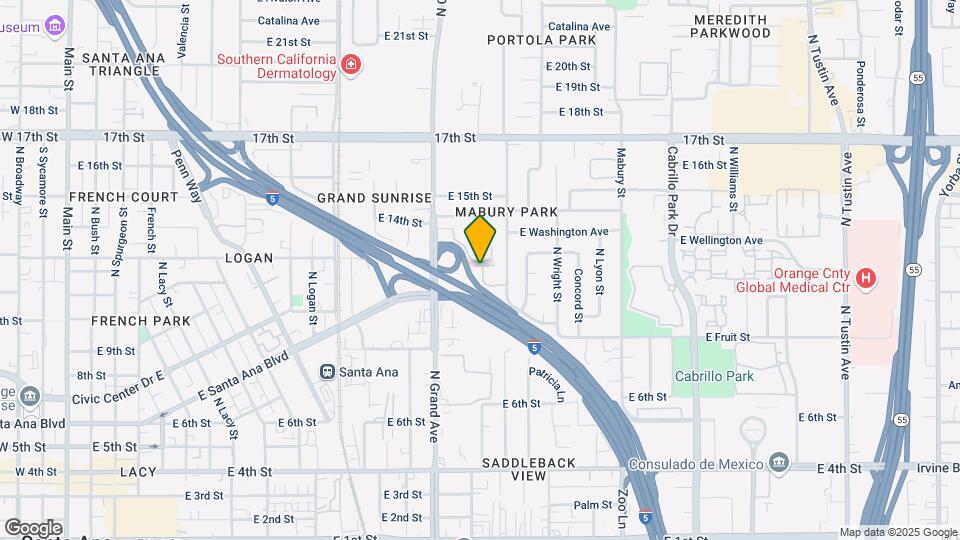 1339 Grace St Map and Location Details