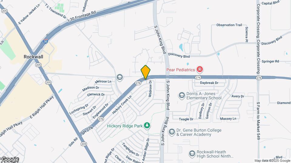 1744 Hickory Creek Ln Map and Location Details