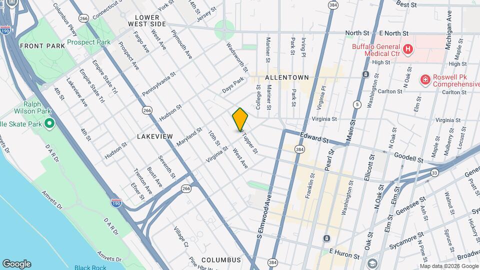 306-308 Virginia St Map and Location Details