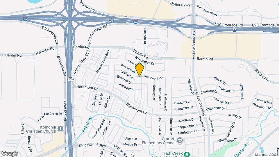 4117 Endicott Dr Map and Location Details