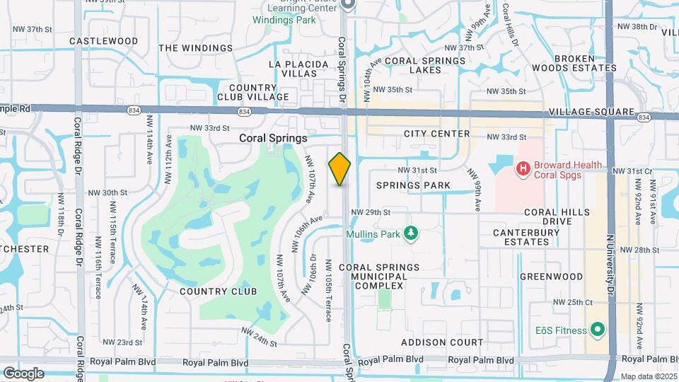 3034 Coral Springs Dr Map and Location Details