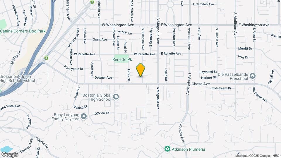 1070 S Sunshine Ave Mapa y Detalles de la Ubicación