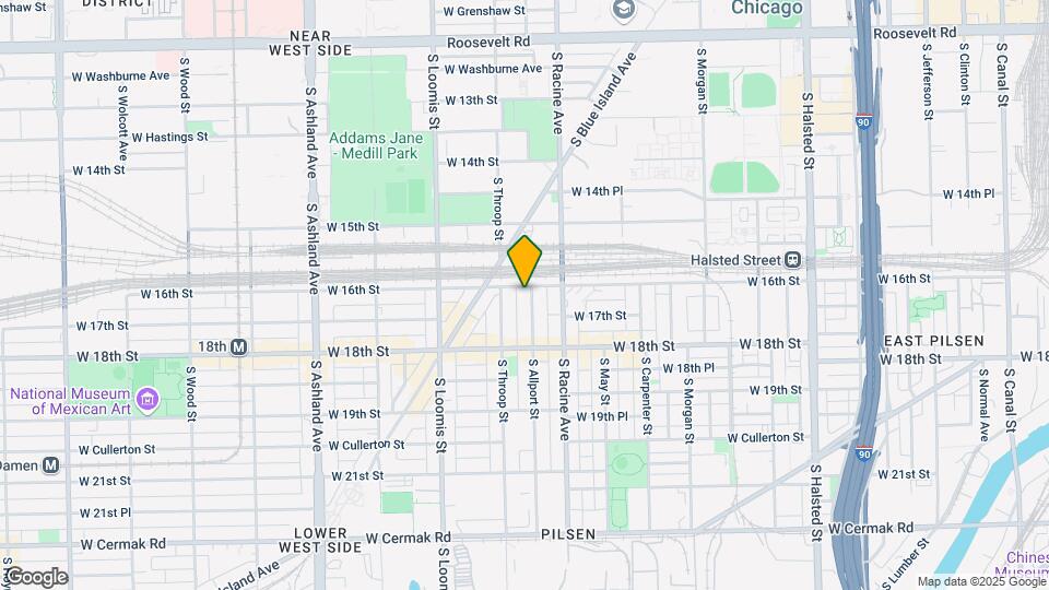 1606 S Allport St Map and Location Details