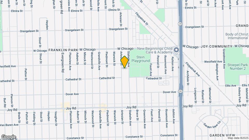 9238 Artesian St Map and Location Details