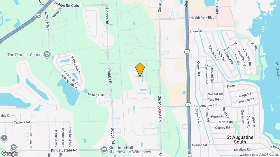 244 N Hidden Tree Dr Map and Location Details