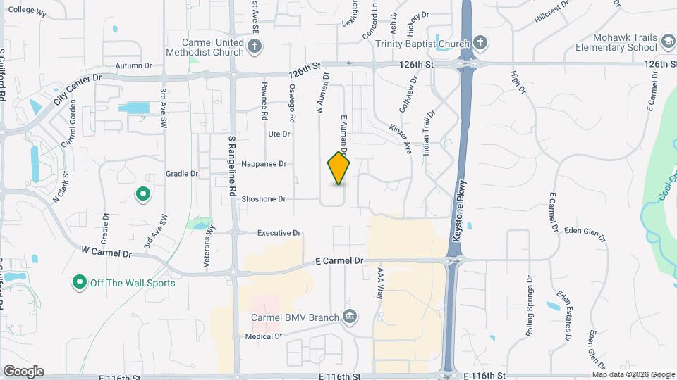 1036 E Auman Dr Map and Location Details