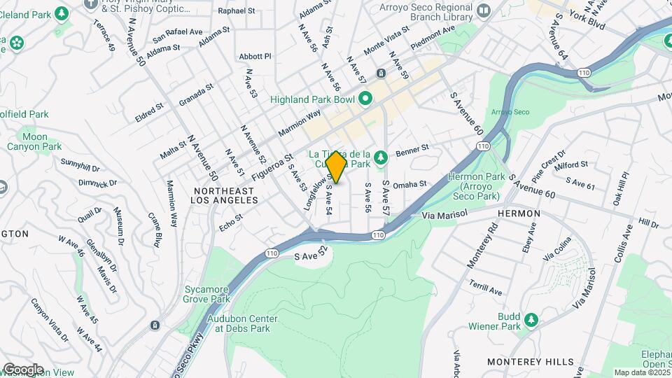 217 S Avenue 54 Map and Location Details