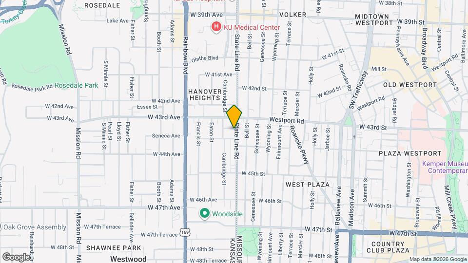 1903 W 43rd Pl Map and Location Details