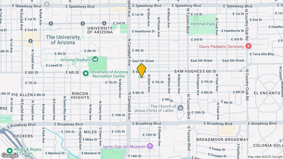 2009 E 7th St, Unit 2009 Mapa y Detalles de la Ubicación