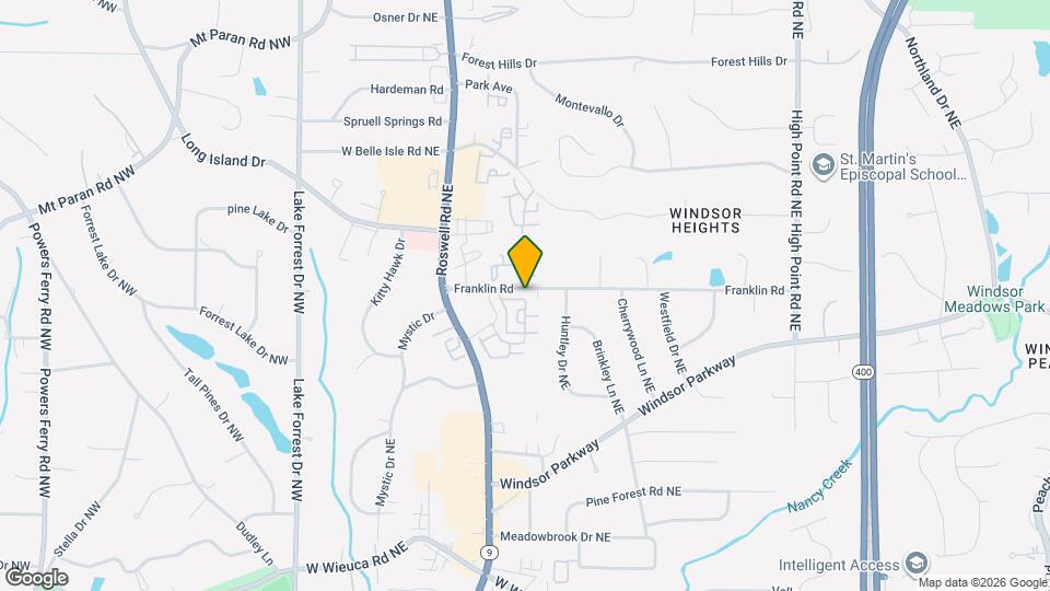 251 Franklin Rd Map and Location Details