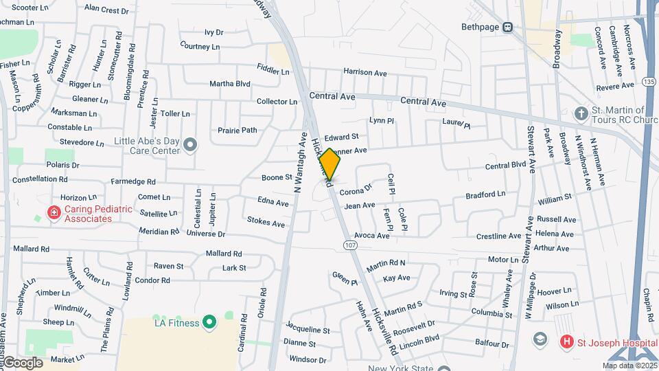 357 Hicksville Rd Map and Location Details
